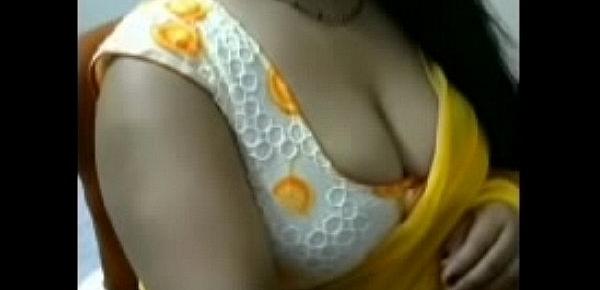  Horny big boobs Telugu aunty having fun - 2